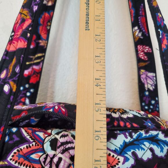 Vera Bradley Small Travel Duffel Maplewood Forest 16.5" X 8" X 6" Adjustable - Picture 13 of 16